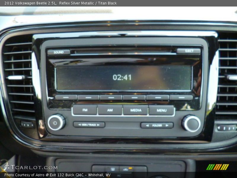 Reflex Silver Metallic / Titan Black 2012 Volkswagen Beetle 2.5L