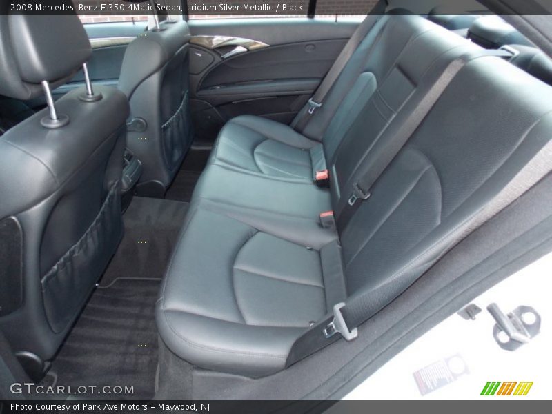 Iridium Silver Metallic / Black 2008 Mercedes-Benz E 350 4Matic Sedan
