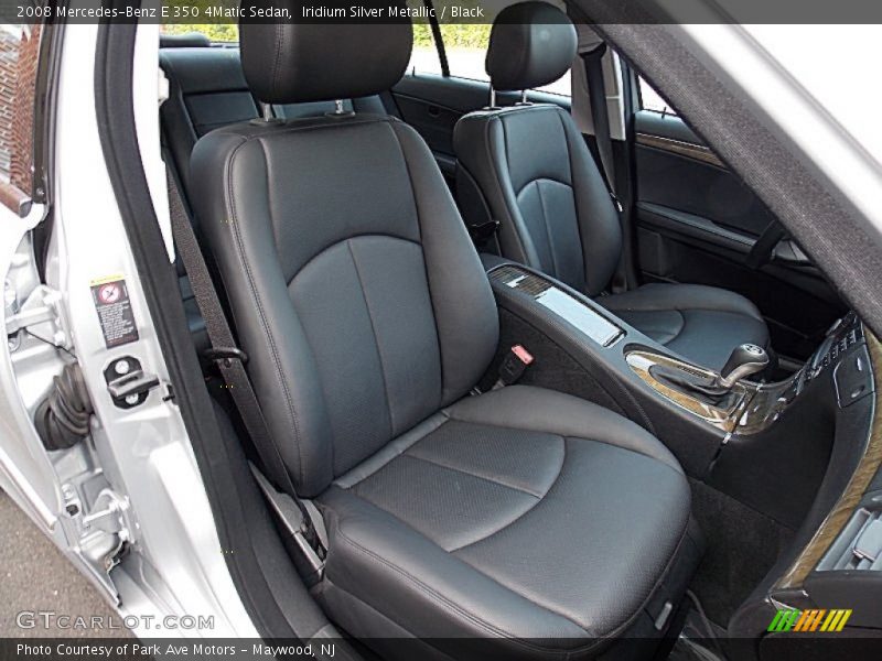 Iridium Silver Metallic / Black 2008 Mercedes-Benz E 350 4Matic Sedan