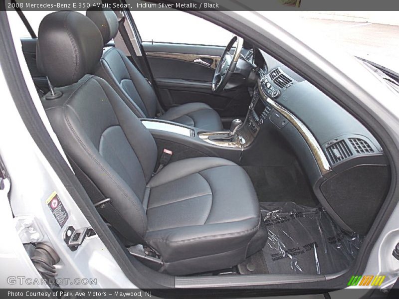 Iridium Silver Metallic / Black 2008 Mercedes-Benz E 350 4Matic Sedan