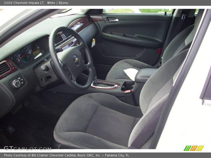 White / Ebony 2009 Chevrolet Impala LT