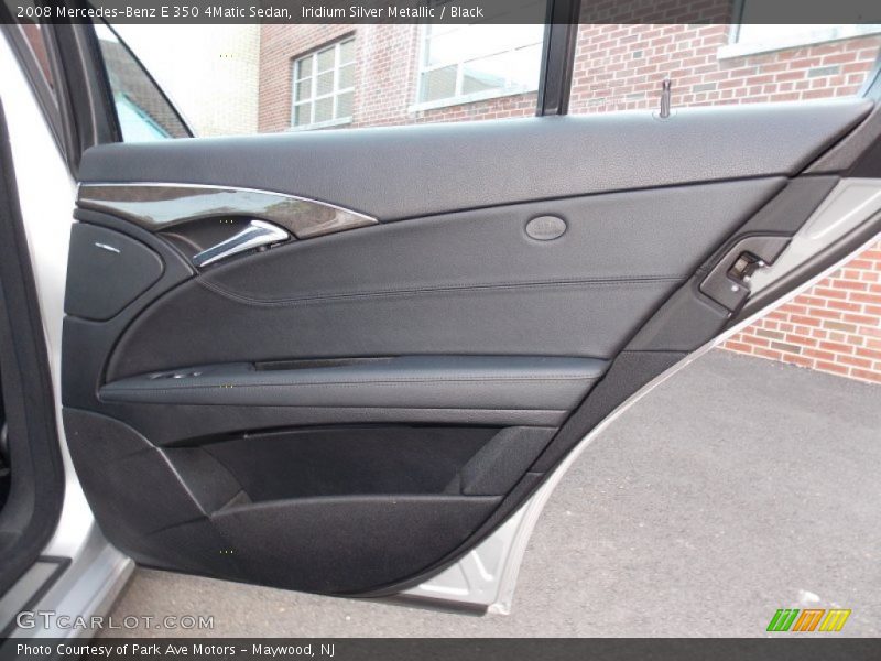 Iridium Silver Metallic / Black 2008 Mercedes-Benz E 350 4Matic Sedan