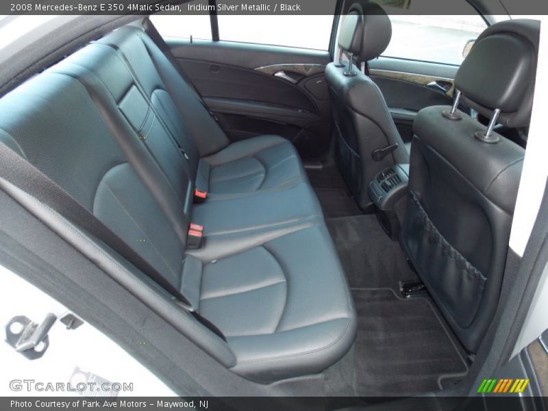 Iridium Silver Metallic / Black 2008 Mercedes-Benz E 350 4Matic Sedan