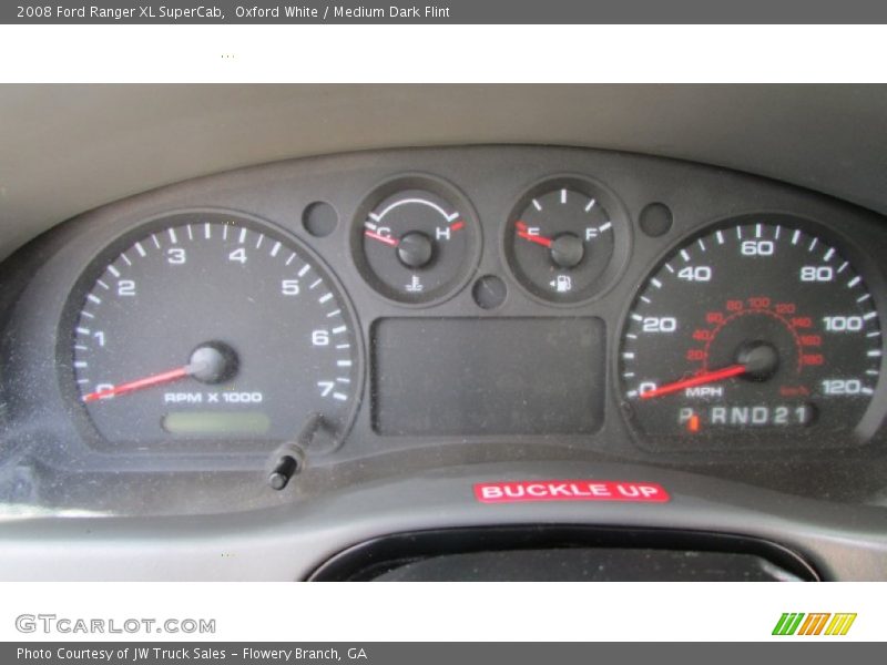 Oxford White / Medium Dark Flint 2008 Ford Ranger XL SuperCab