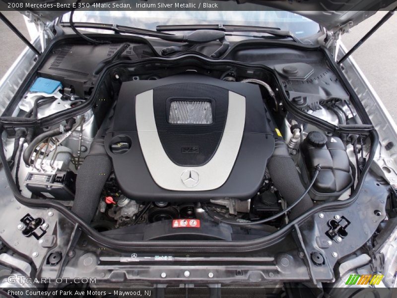 Iridium Silver Metallic / Black 2008 Mercedes-Benz E 350 4Matic Sedan