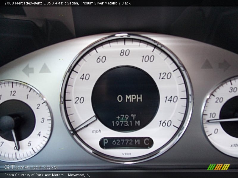 Iridium Silver Metallic / Black 2008 Mercedes-Benz E 350 4Matic Sedan