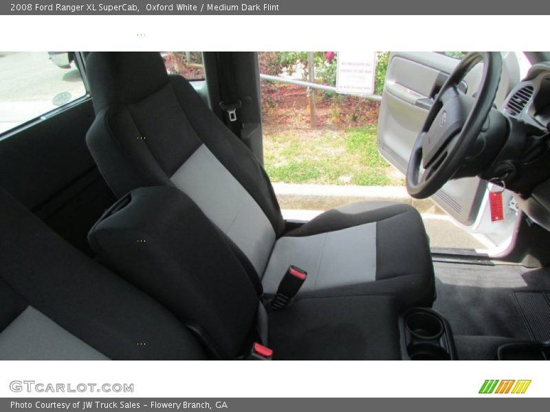 Oxford White / Medium Dark Flint 2008 Ford Ranger XL SuperCab