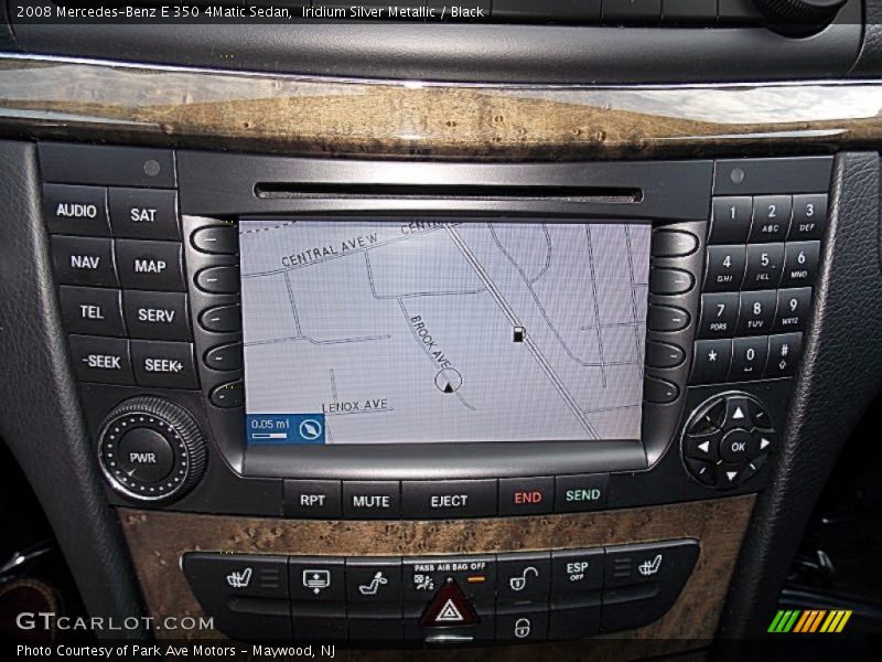 Iridium Silver Metallic / Black 2008 Mercedes-Benz E 350 4Matic Sedan