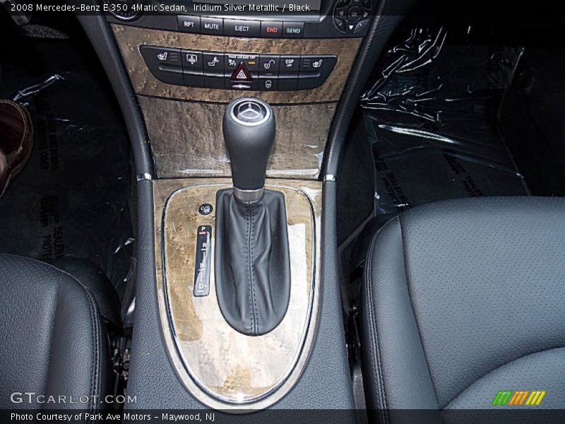 Iridium Silver Metallic / Black 2008 Mercedes-Benz E 350 4Matic Sedan