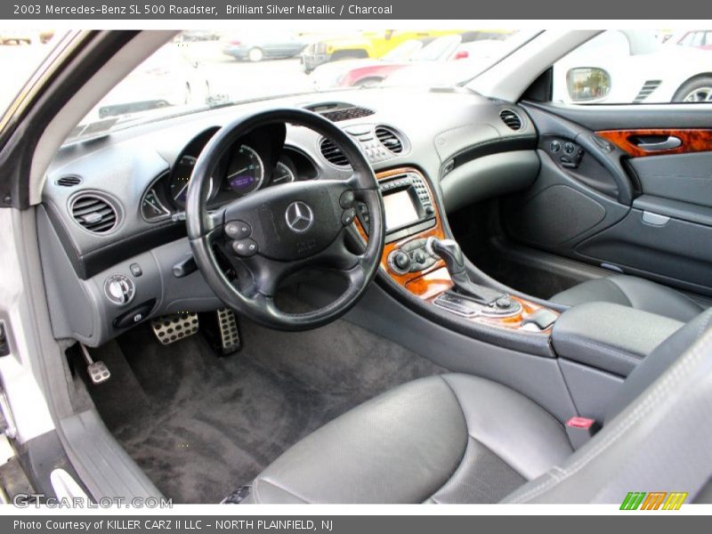 Charcoal Interior - 2003 SL 500 Roadster 