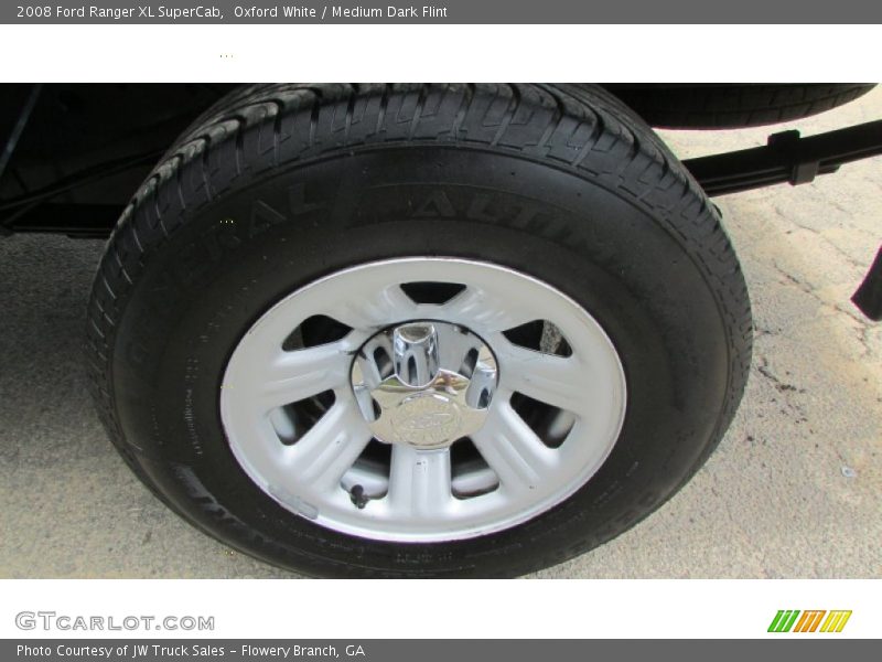 Oxford White / Medium Dark Flint 2008 Ford Ranger XL SuperCab