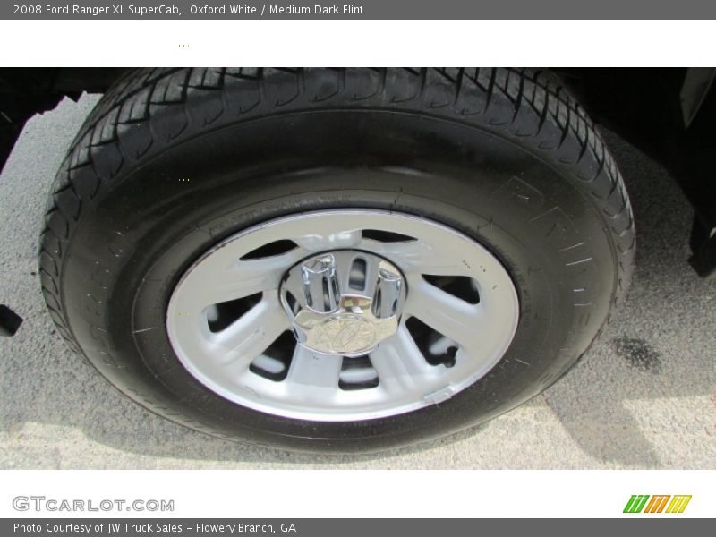 Oxford White / Medium Dark Flint 2008 Ford Ranger XL SuperCab
