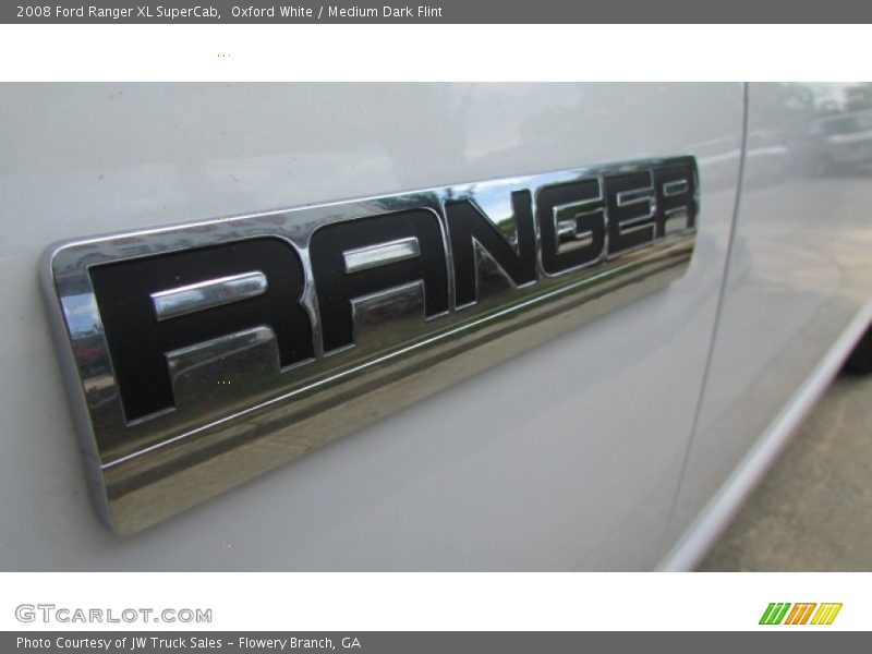 Oxford White / Medium Dark Flint 2008 Ford Ranger XL SuperCab