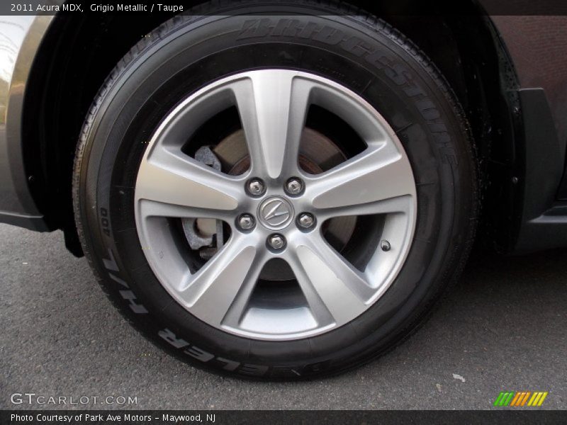 Grigio Metallic / Taupe 2011 Acura MDX