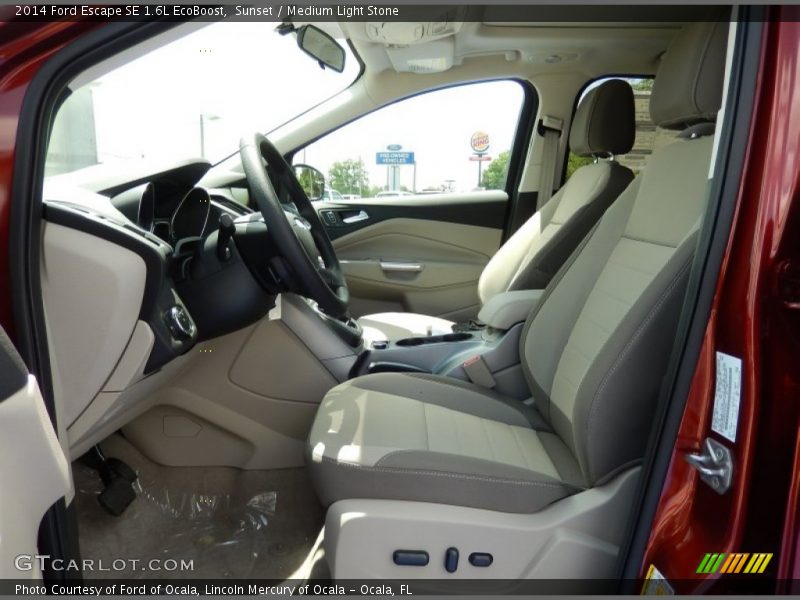 Sunset / Medium Light Stone 2014 Ford Escape SE 1.6L EcoBoost