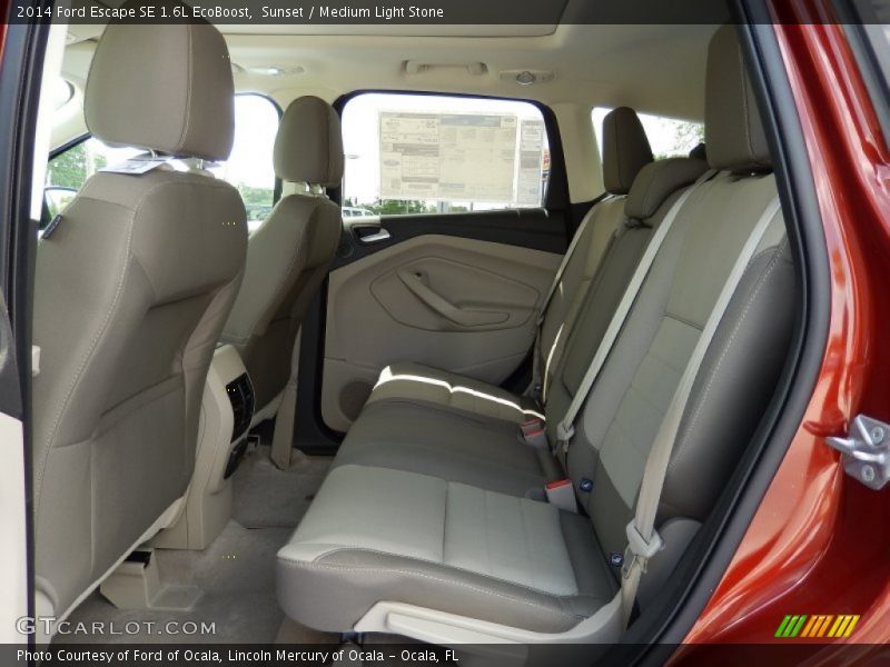 Sunset / Medium Light Stone 2014 Ford Escape SE 1.6L EcoBoost