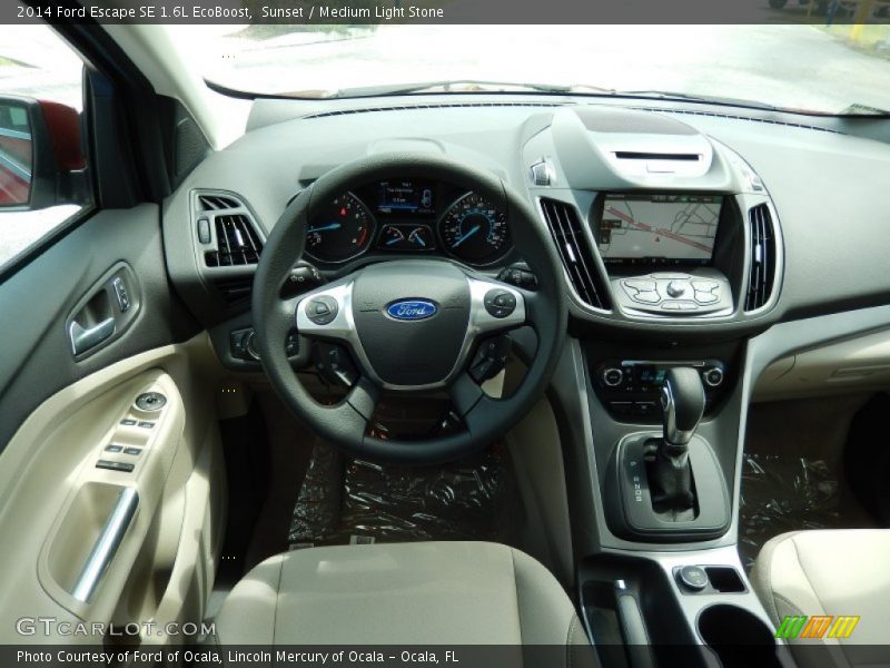 Sunset / Medium Light Stone 2014 Ford Escape SE 1.6L EcoBoost