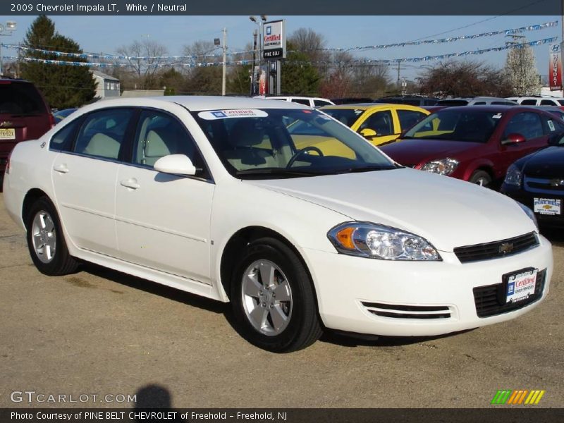 White / Neutral 2009 Chevrolet Impala LT