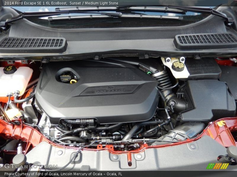 Sunset / Medium Light Stone 2014 Ford Escape SE 1.6L EcoBoost