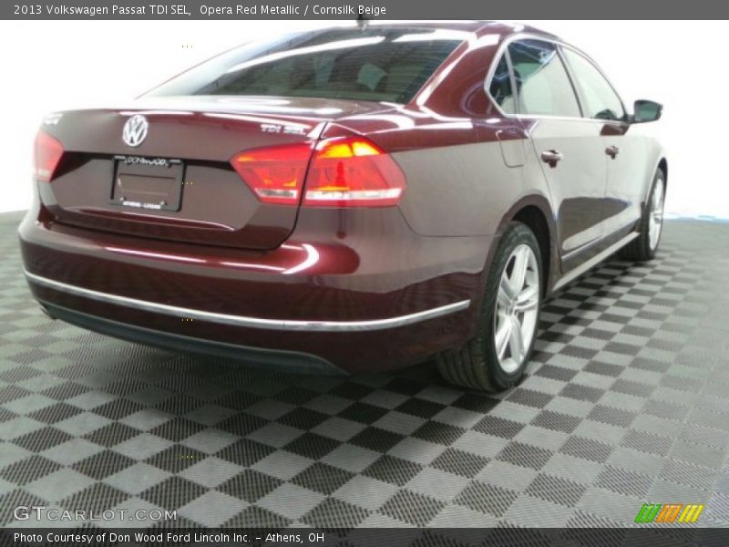 Opera Red Metallic / Cornsilk Beige 2013 Volkswagen Passat TDI SEL