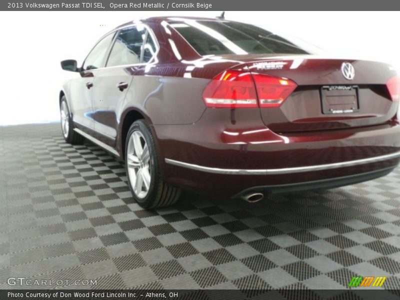 Opera Red Metallic / Cornsilk Beige 2013 Volkswagen Passat TDI SEL