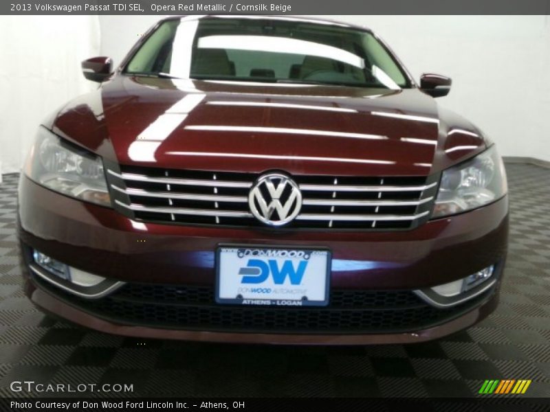 Opera Red Metallic / Cornsilk Beige 2013 Volkswagen Passat TDI SEL