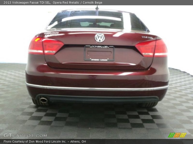 Opera Red Metallic / Cornsilk Beige 2013 Volkswagen Passat TDI SEL