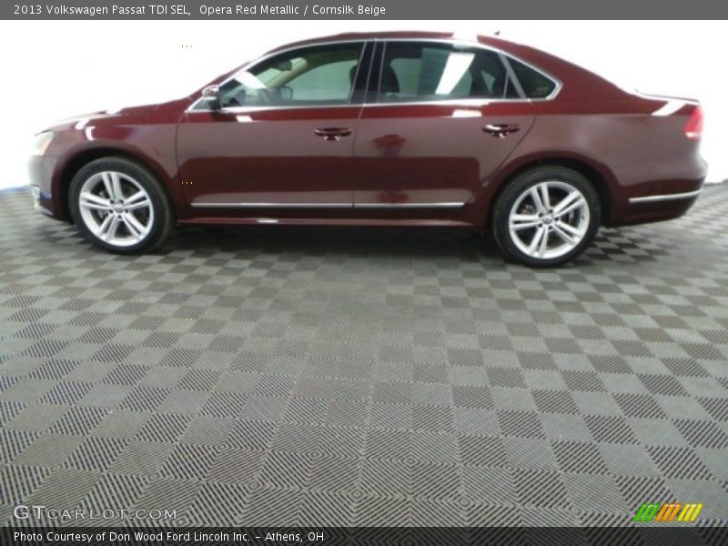 Opera Red Metallic / Cornsilk Beige 2013 Volkswagen Passat TDI SEL