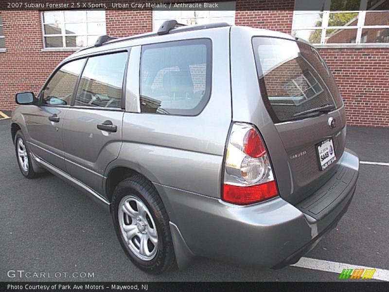 Urban Gray Metallic / Anthracite Black 2007 Subaru Forester 2.5 X Sports