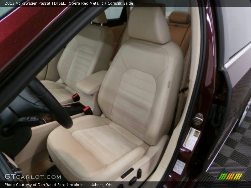Opera Red Metallic / Cornsilk Beige 2013 Volkswagen Passat TDI SEL