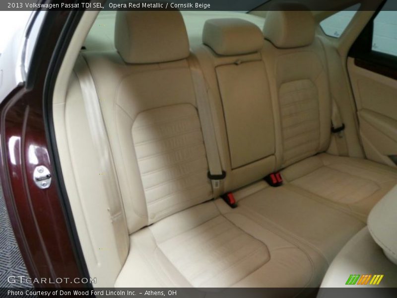 Opera Red Metallic / Cornsilk Beige 2013 Volkswagen Passat TDI SEL