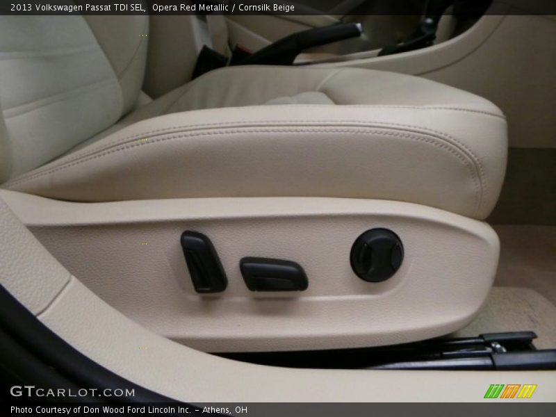 Opera Red Metallic / Cornsilk Beige 2013 Volkswagen Passat TDI SEL