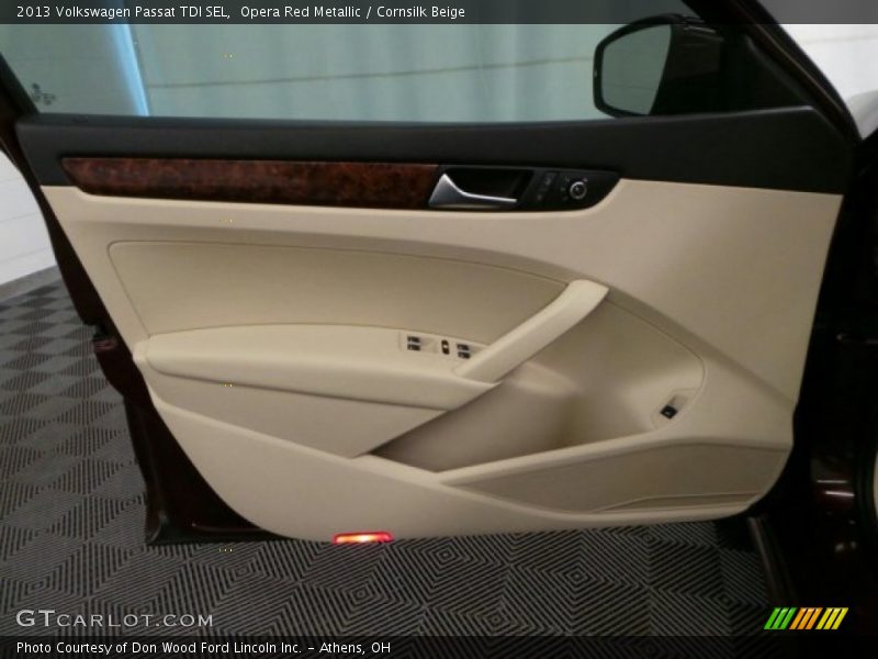 Opera Red Metallic / Cornsilk Beige 2013 Volkswagen Passat TDI SEL