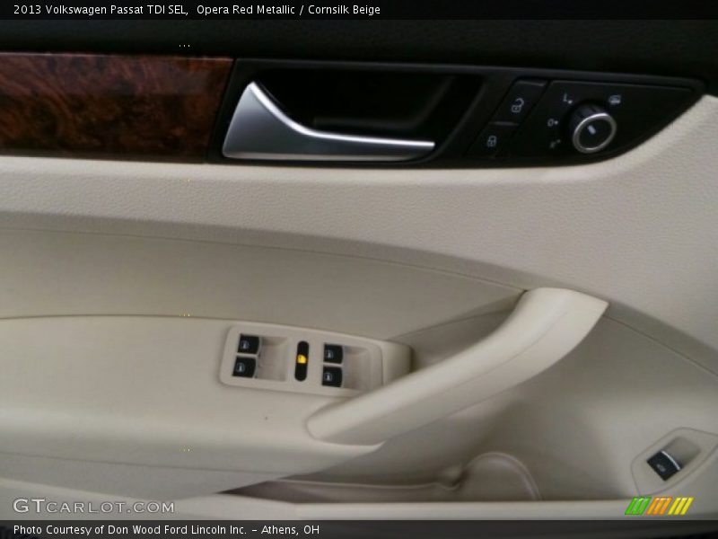 Opera Red Metallic / Cornsilk Beige 2013 Volkswagen Passat TDI SEL
