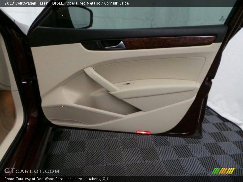Opera Red Metallic / Cornsilk Beige 2013 Volkswagen Passat TDI SEL