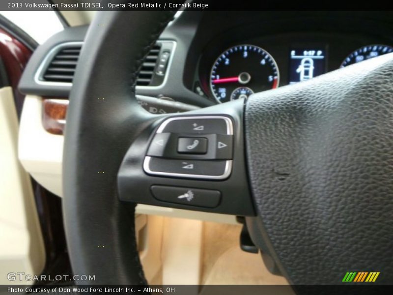 Opera Red Metallic / Cornsilk Beige 2013 Volkswagen Passat TDI SEL