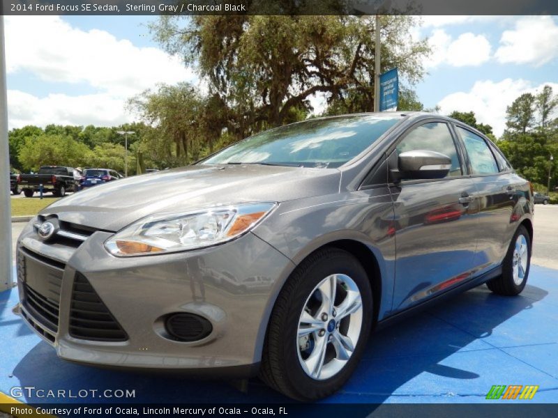 Sterling Gray / Charcoal Black 2014 Ford Focus SE Sedan