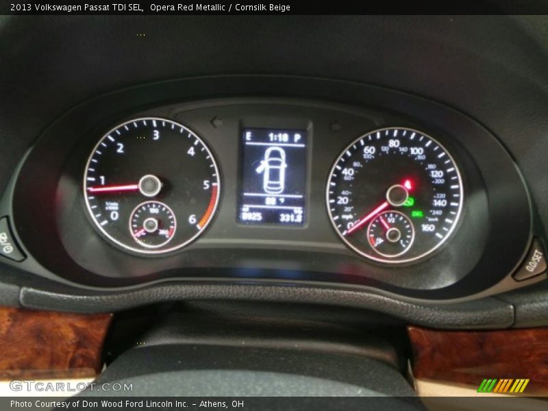 Opera Red Metallic / Cornsilk Beige 2013 Volkswagen Passat TDI SEL