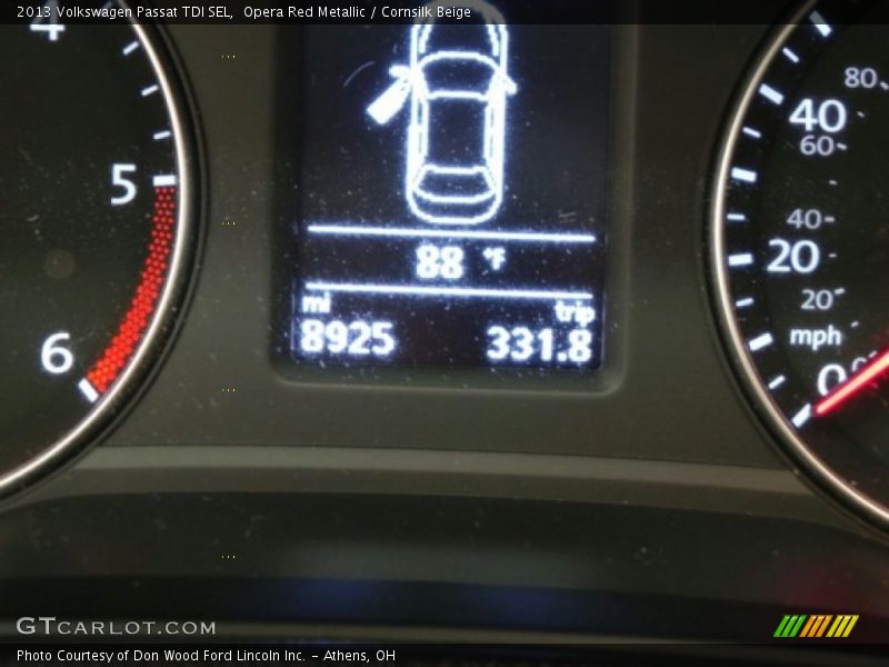 Opera Red Metallic / Cornsilk Beige 2013 Volkswagen Passat TDI SEL