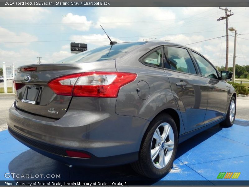 Sterling Gray / Charcoal Black 2014 Ford Focus SE Sedan