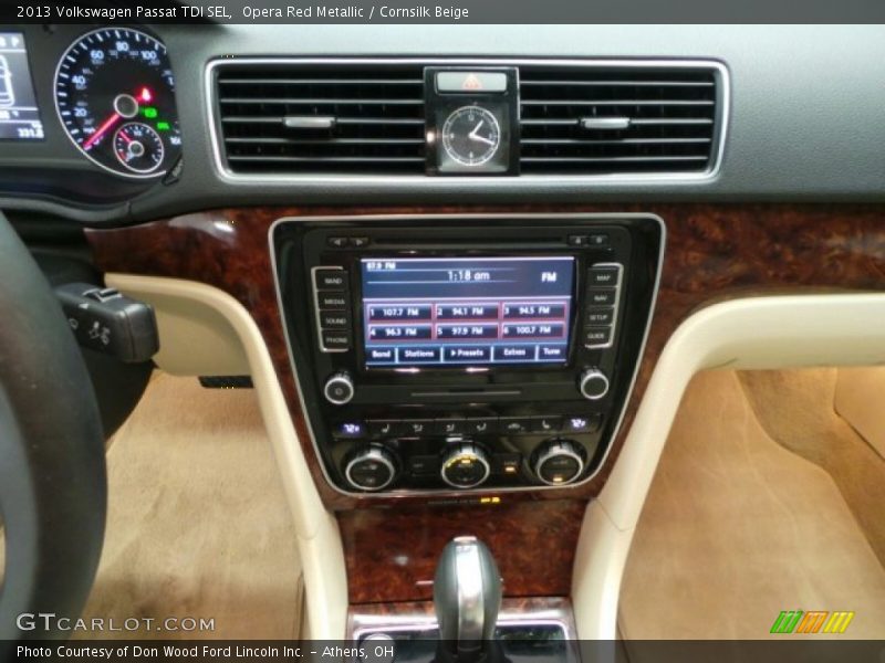 Opera Red Metallic / Cornsilk Beige 2013 Volkswagen Passat TDI SEL