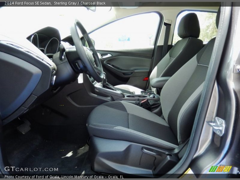 Sterling Gray / Charcoal Black 2014 Ford Focus SE Sedan