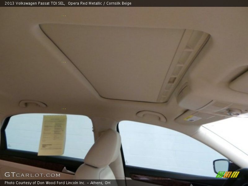 Opera Red Metallic / Cornsilk Beige 2013 Volkswagen Passat TDI SEL
