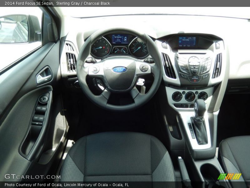 Sterling Gray / Charcoal Black 2014 Ford Focus SE Sedan