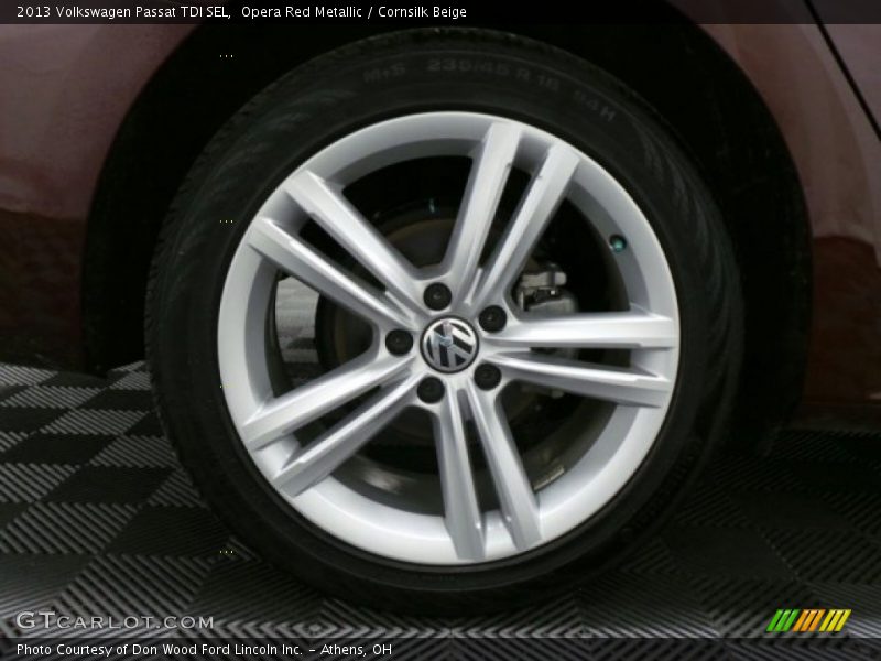 Opera Red Metallic / Cornsilk Beige 2013 Volkswagen Passat TDI SEL