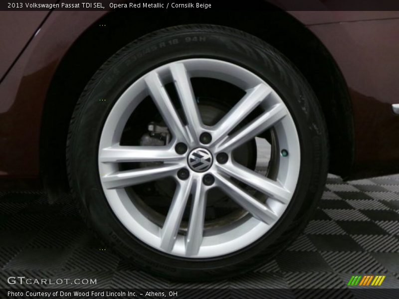 Opera Red Metallic / Cornsilk Beige 2013 Volkswagen Passat TDI SEL