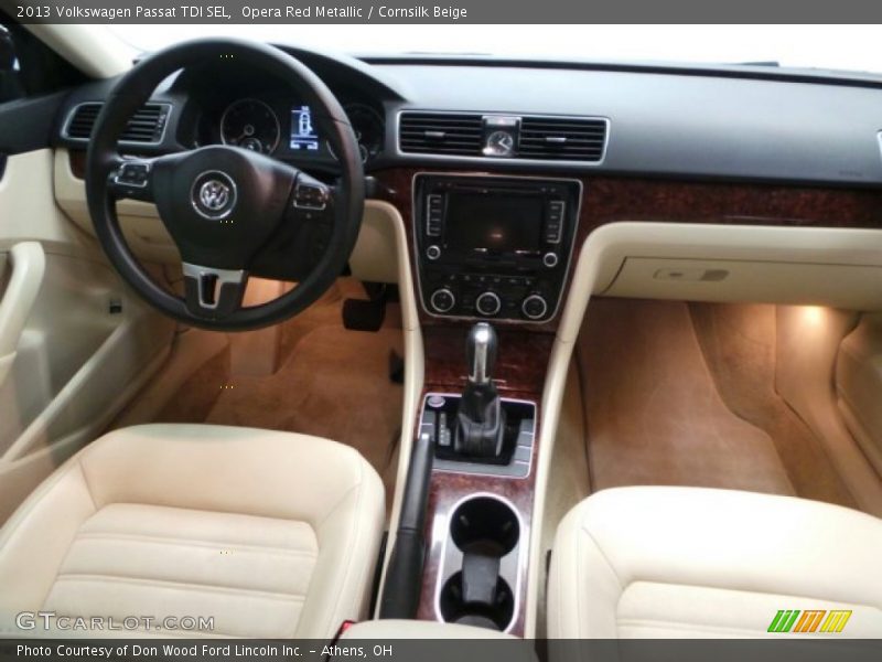 Opera Red Metallic / Cornsilk Beige 2013 Volkswagen Passat TDI SEL