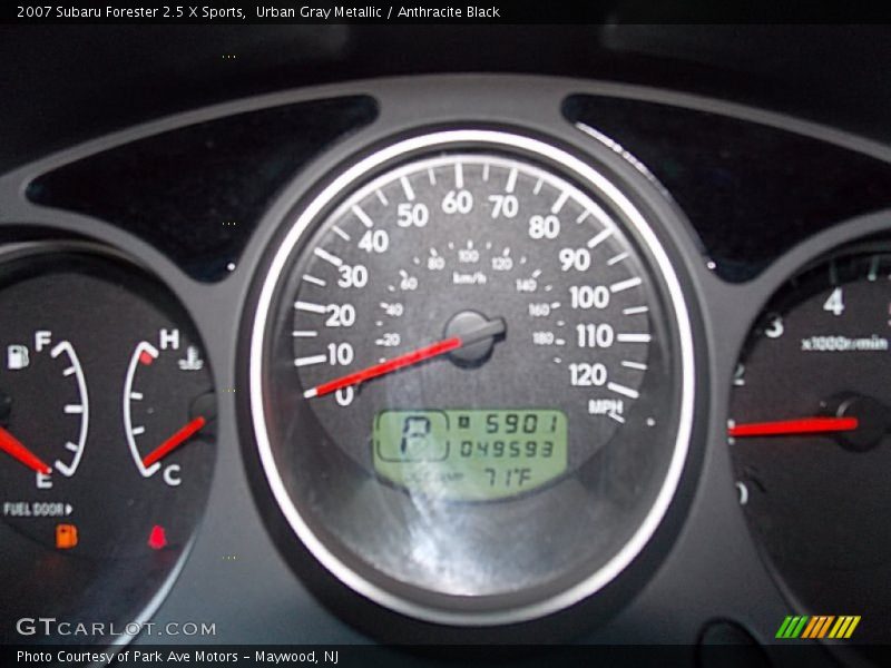 Urban Gray Metallic / Anthracite Black 2007 Subaru Forester 2.5 X Sports