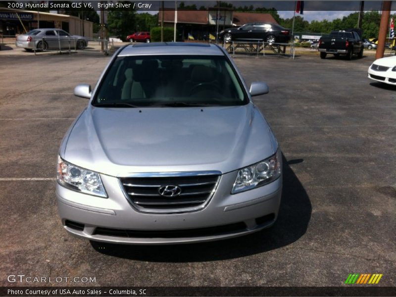Bright Silver / Gray 2009 Hyundai Sonata GLS V6