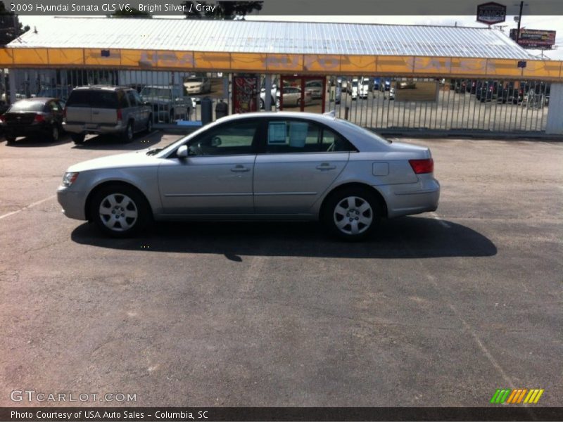 Bright Silver / Gray 2009 Hyundai Sonata GLS V6